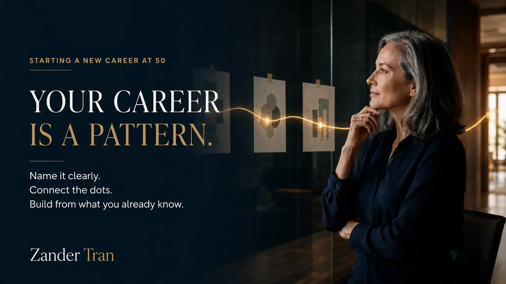 Your career is a pattern. Name it clearly. Connect the dots. Build from what you already know.